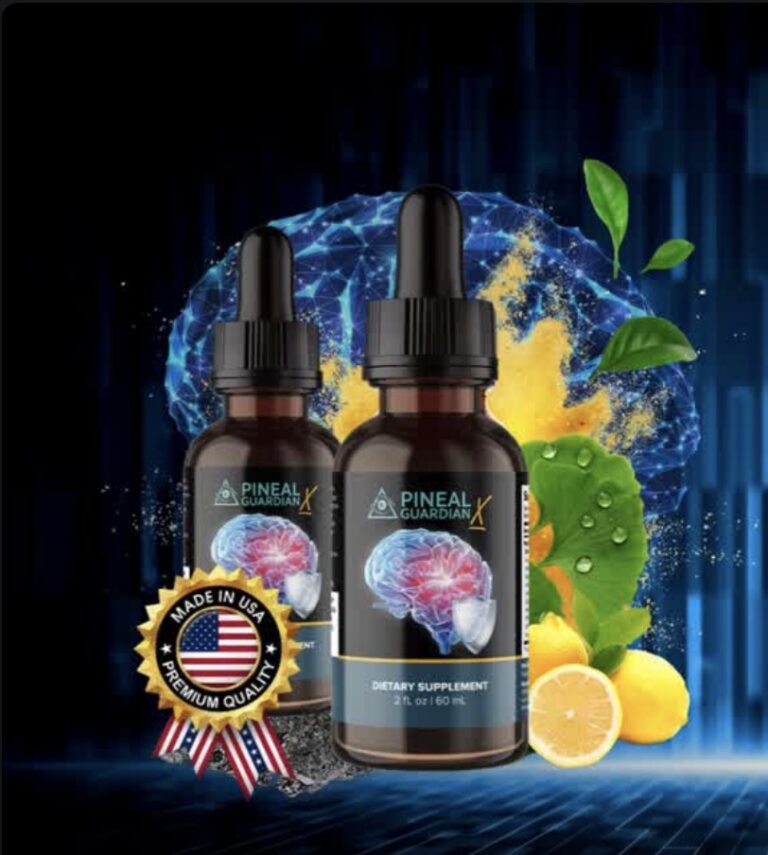 Pineal Guardian X bottles with lemon and botanical extracts